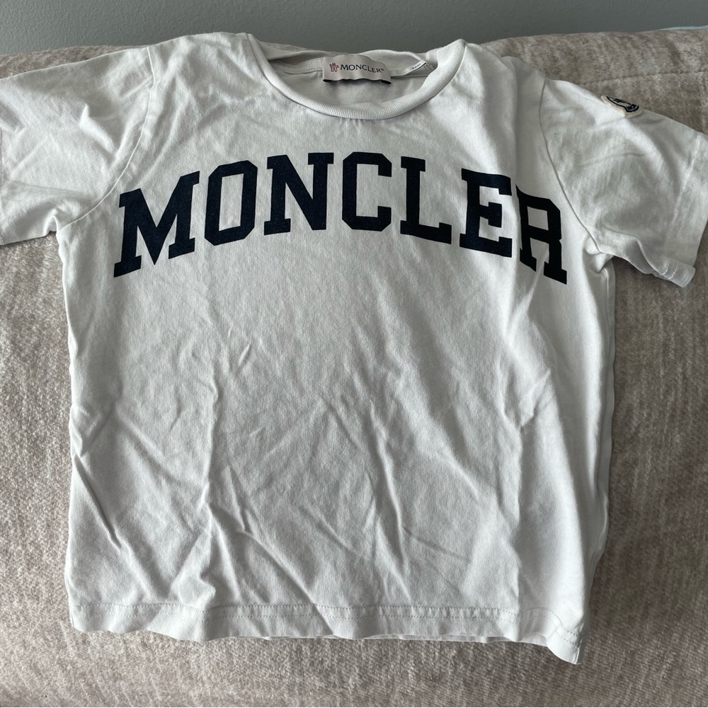 Size 4 kids Moncler t shirt